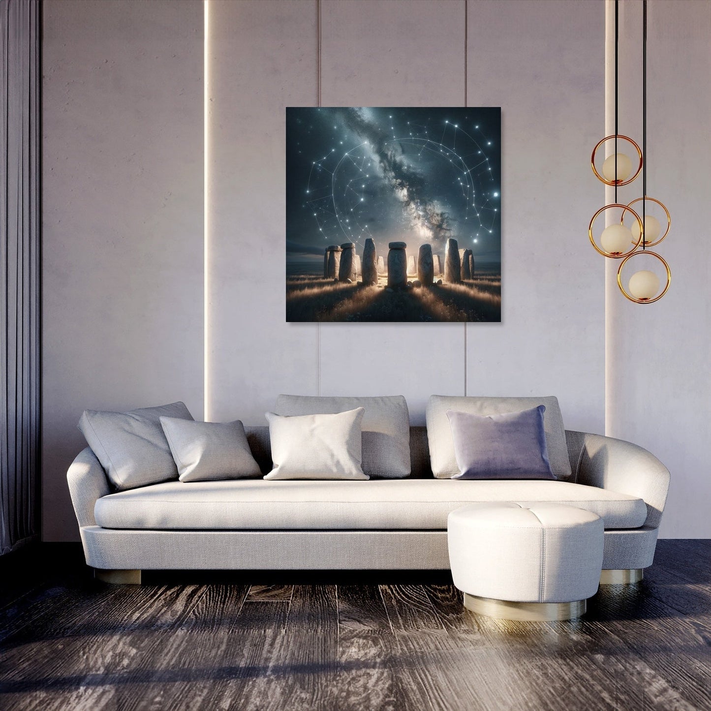 Celestial Stones Canvas