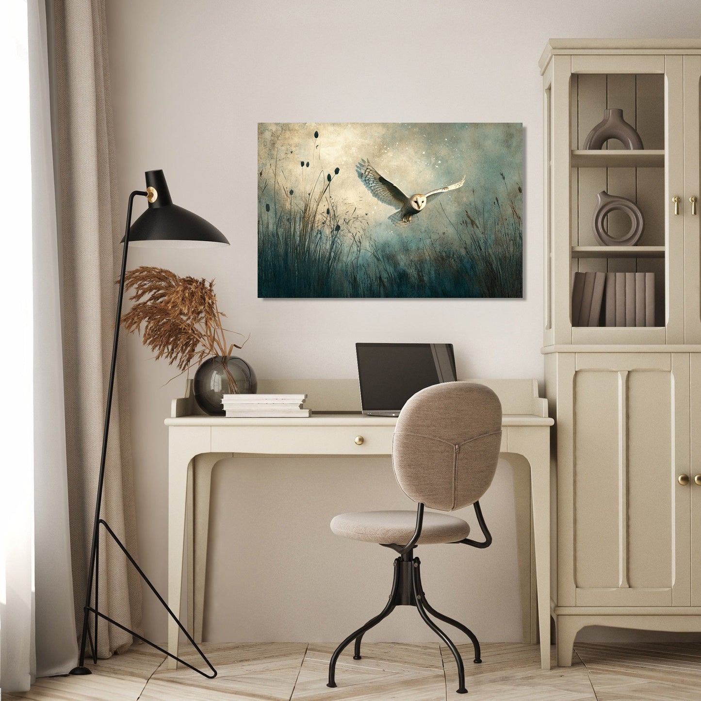 Barn Owl Serenity Canvas