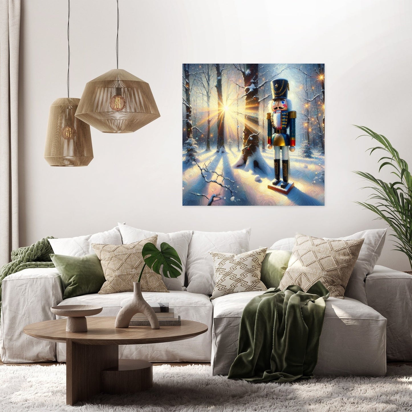 Nutcracker's Snowy Waltz Canvas