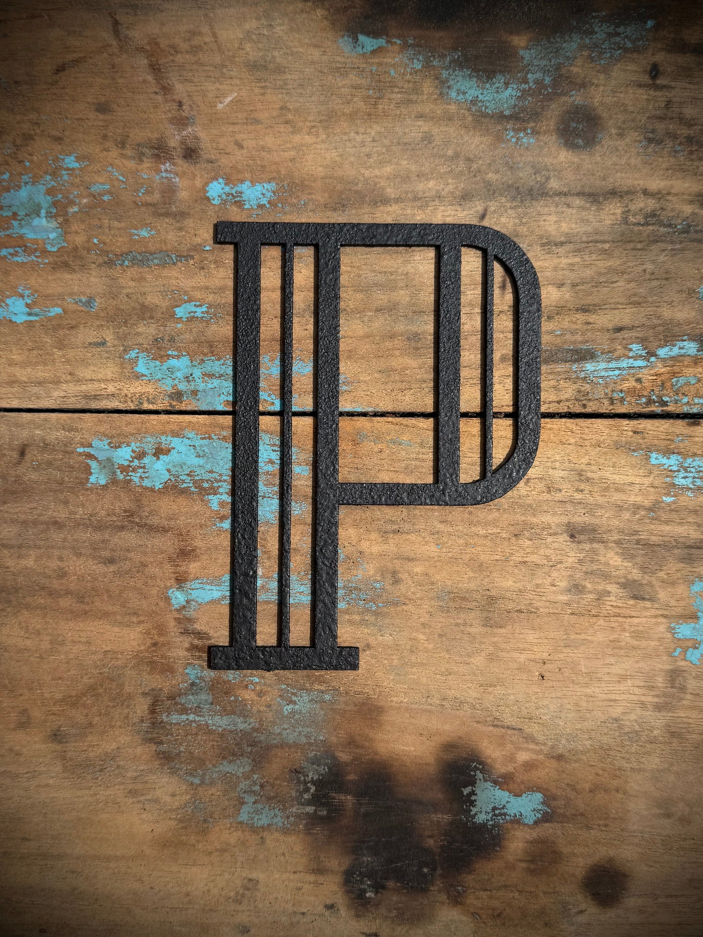 Black 5" or 12" Art Deco Metal Lettering A-Z 0-9