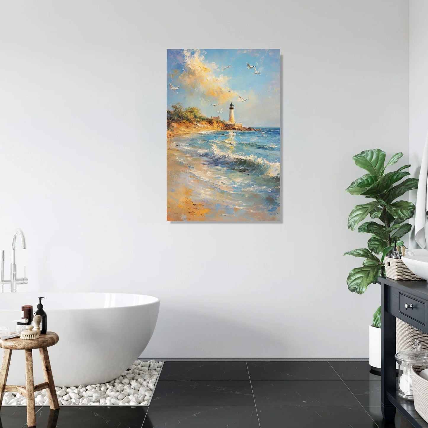 Tranquil Seaside Memories Canvas