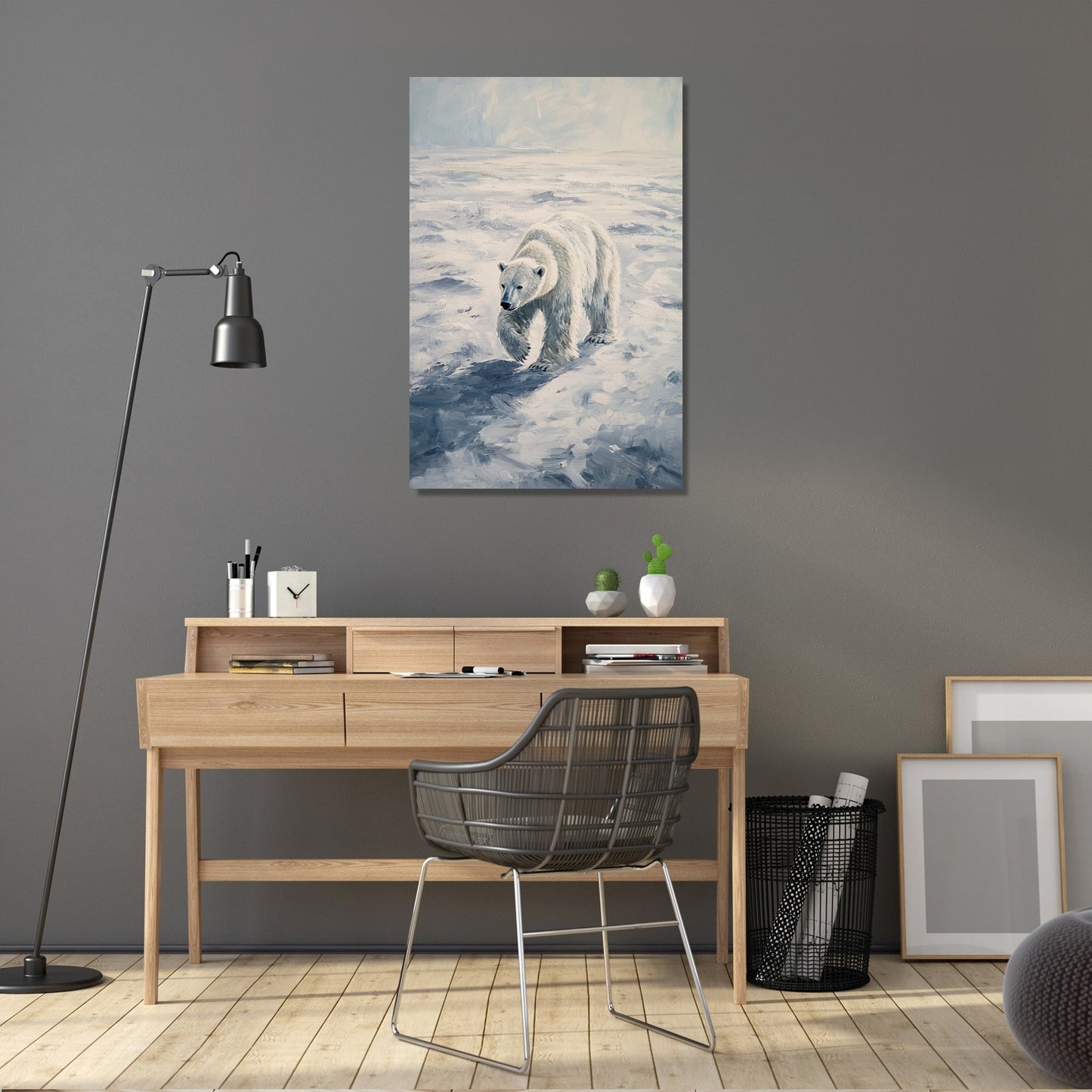 Polar Bear Wanderer Canvas