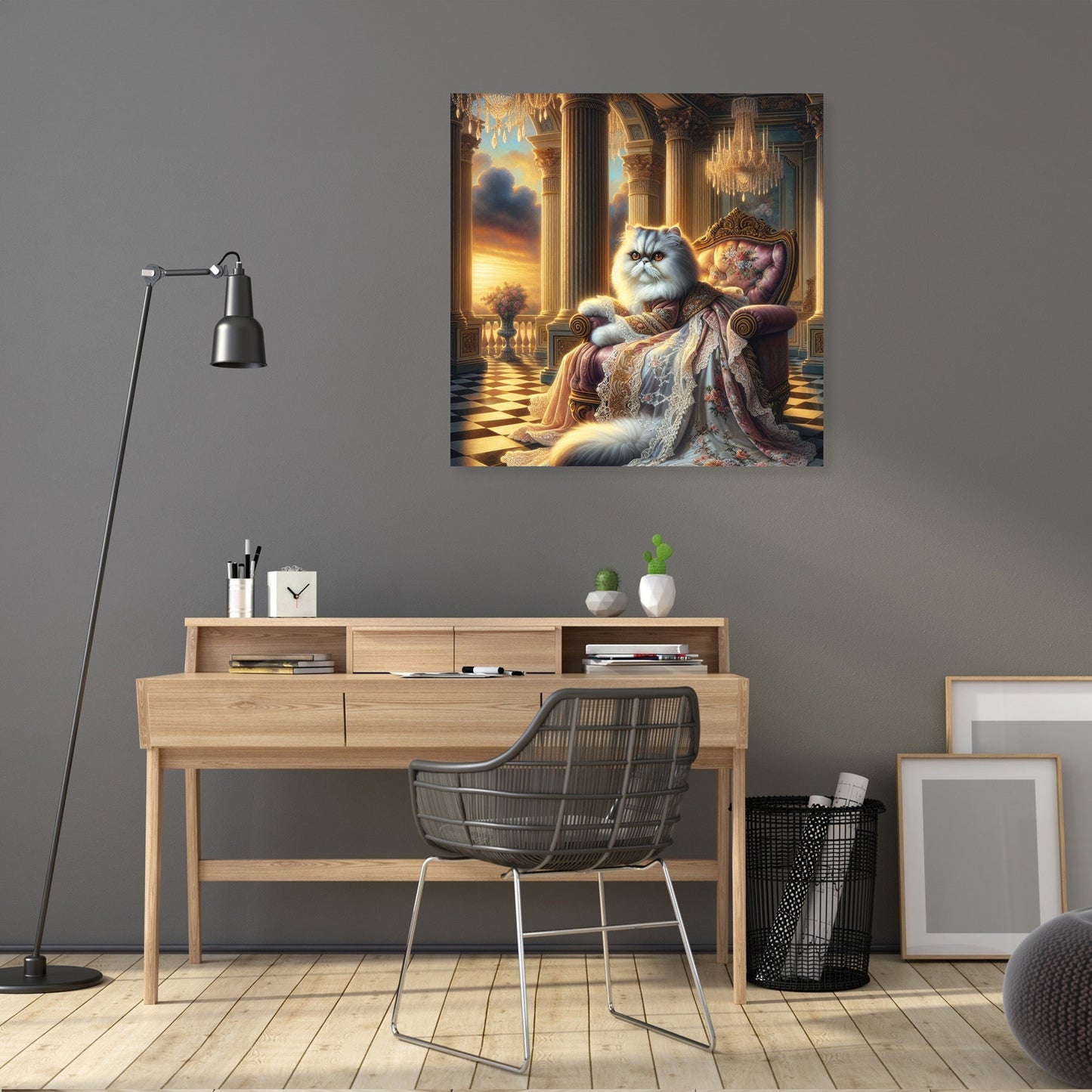 Regal Persian Throne Canvas
