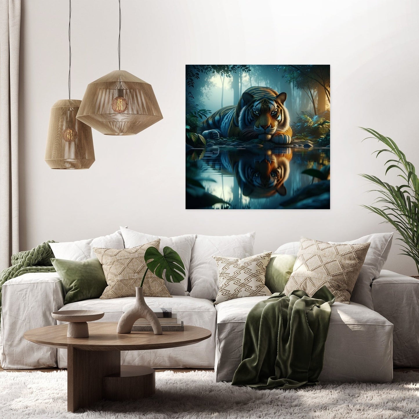 Twilight Tiger Canvas