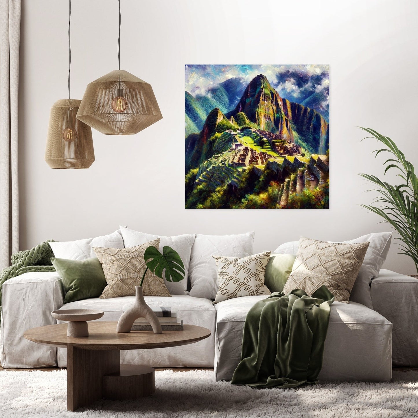 Huayna Picchu Vibrance Canvas