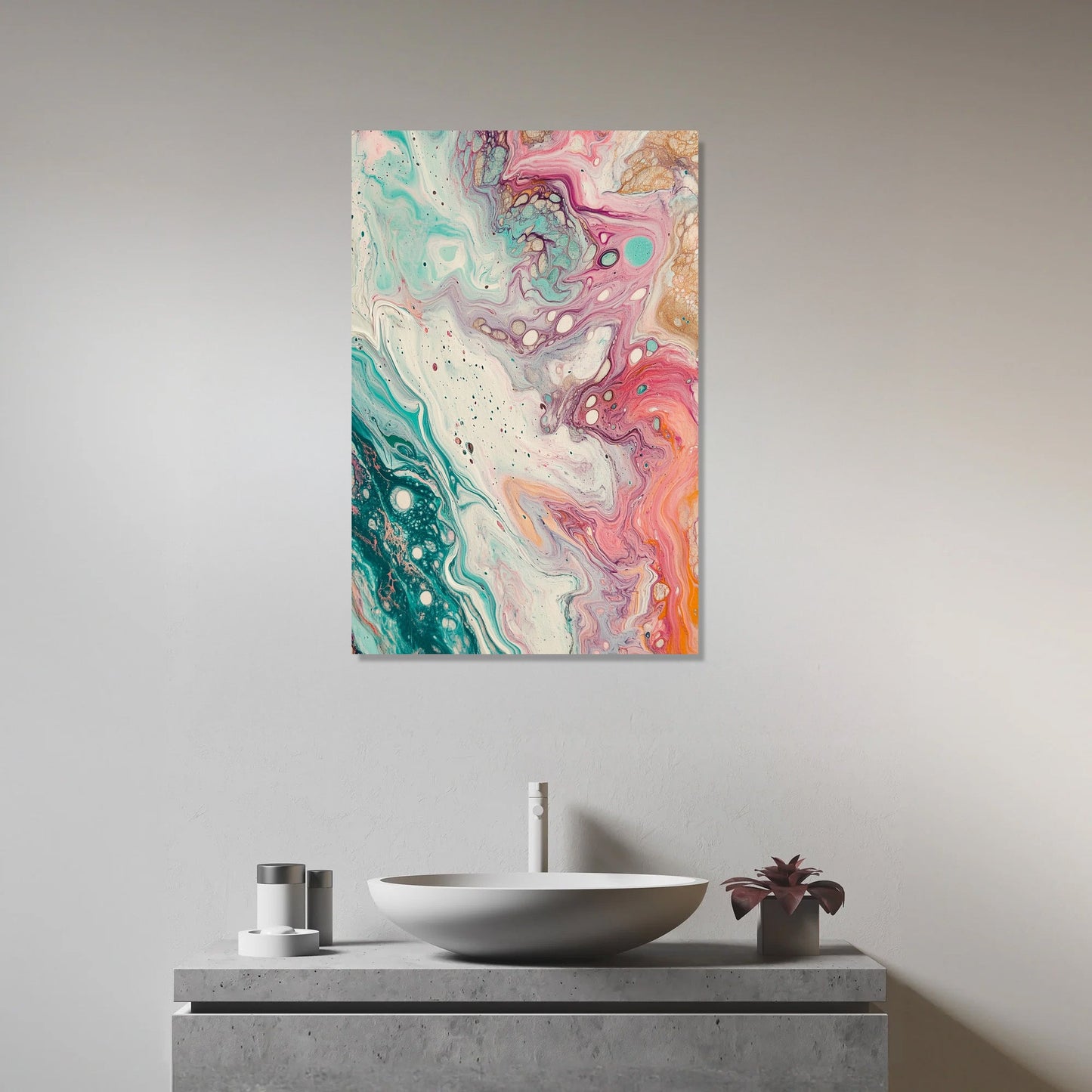 Turquoise Reverie Canvas
