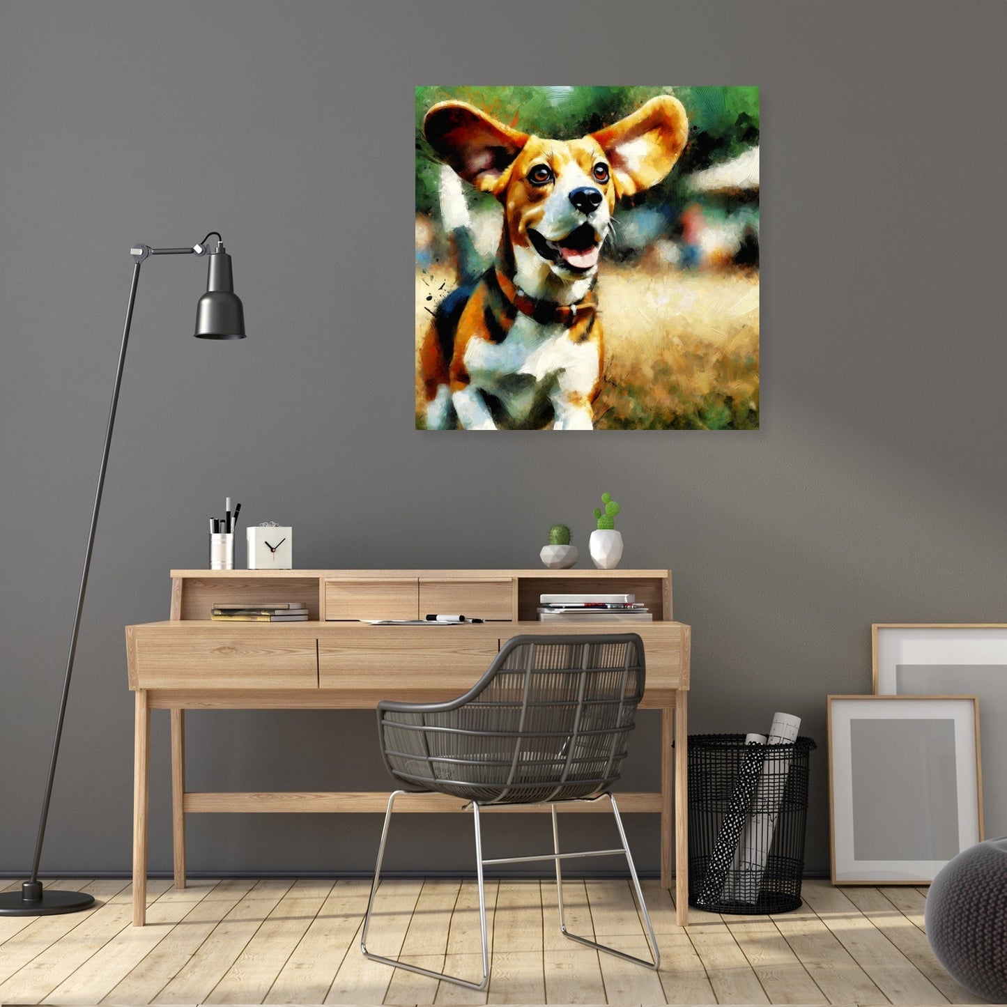 Joyful Beagle Escapad Canvas