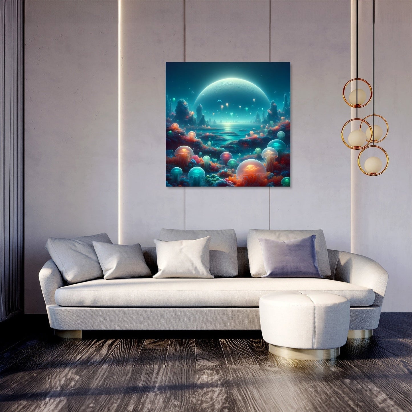 Alien Ocean Canvas