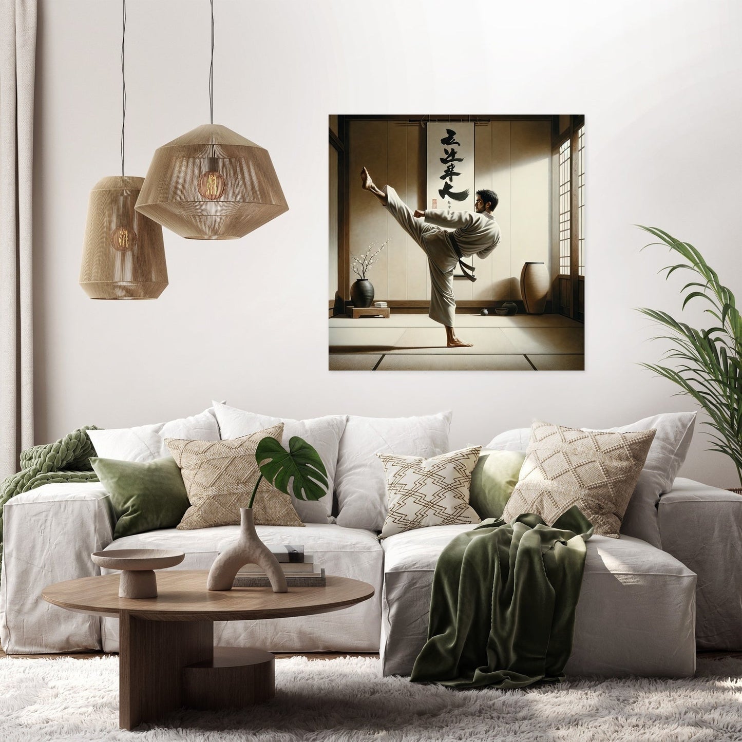 Martial Arts Focus Canvas