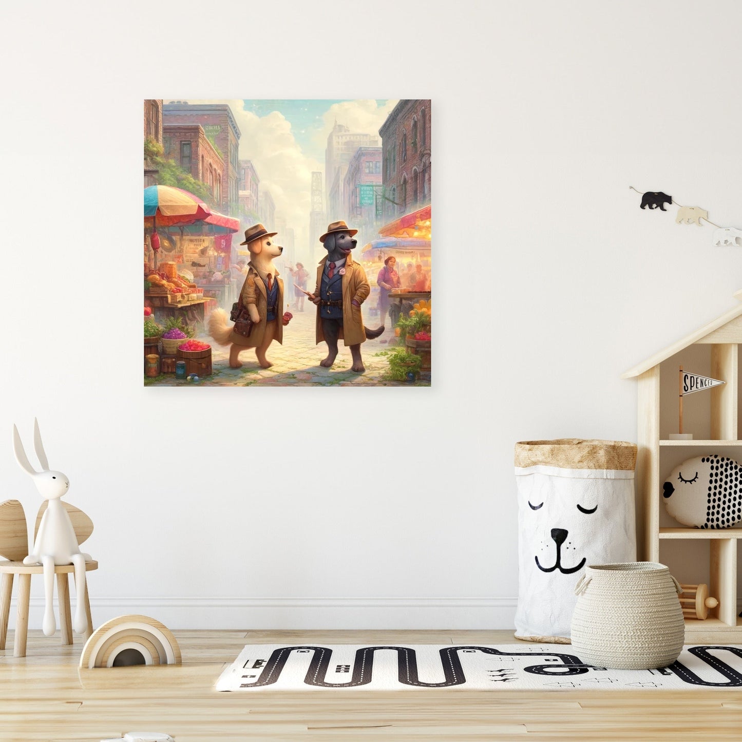 Market Mystery Canvas