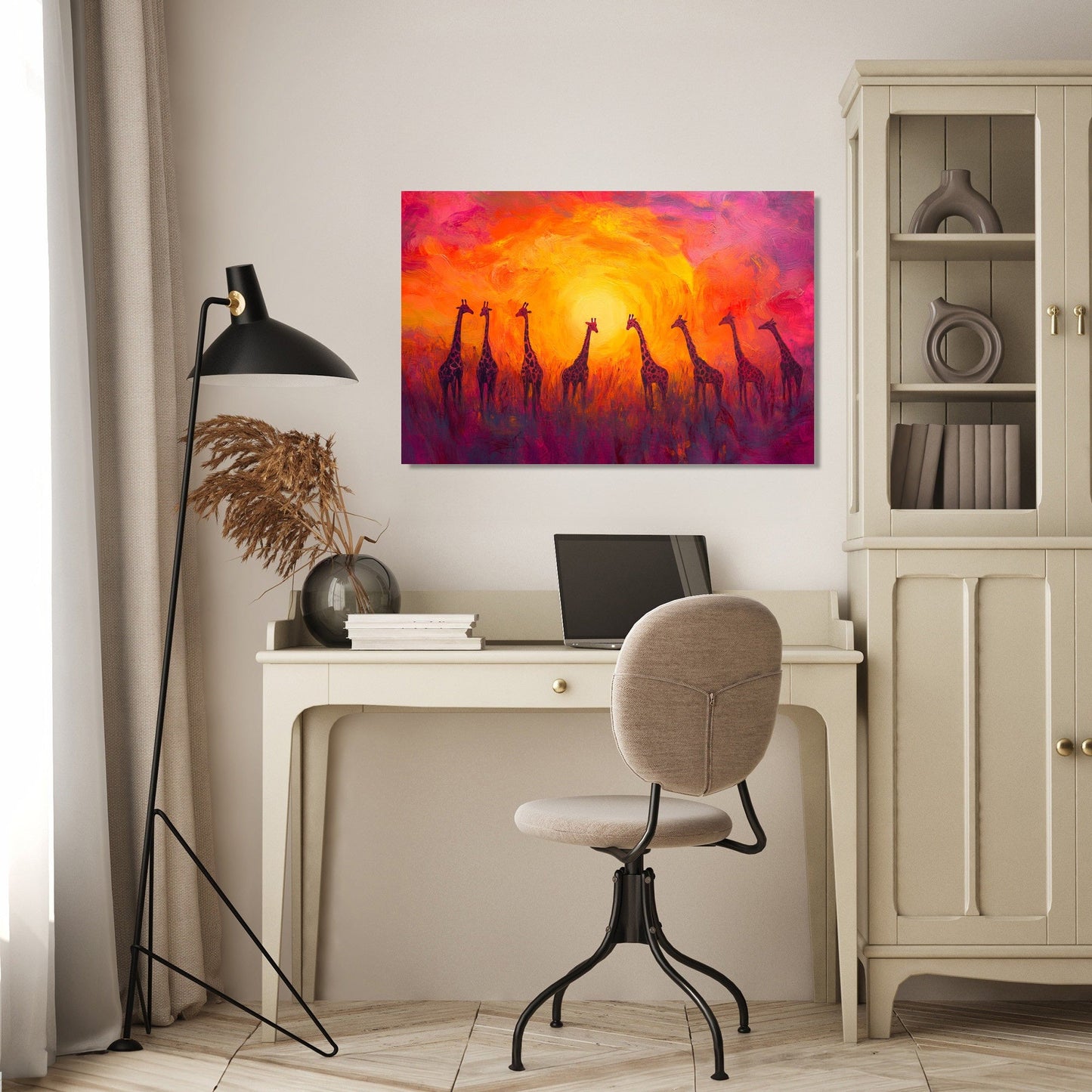Giraffe Reverie Canvas