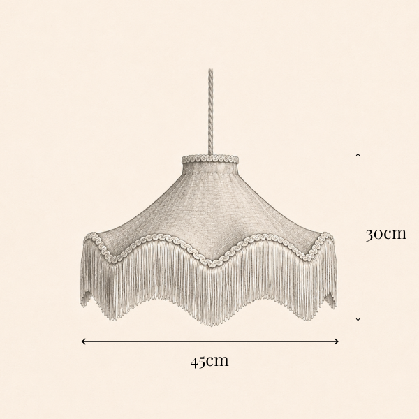 The Daisy Moiré Lampshade – Blush