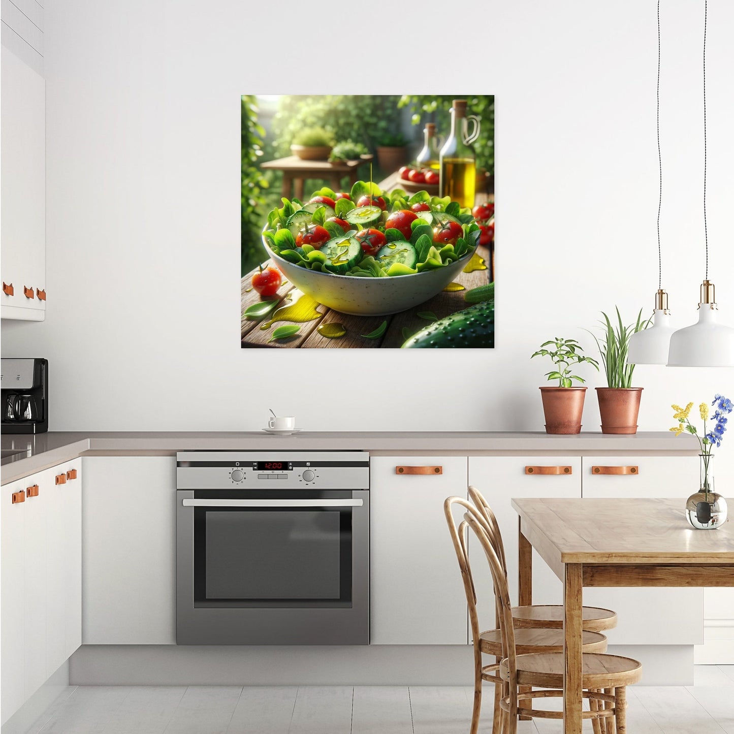 Garden Fresh Salad Canvas