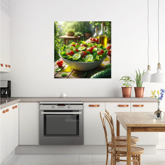 Garden Fresh Salad Canvas