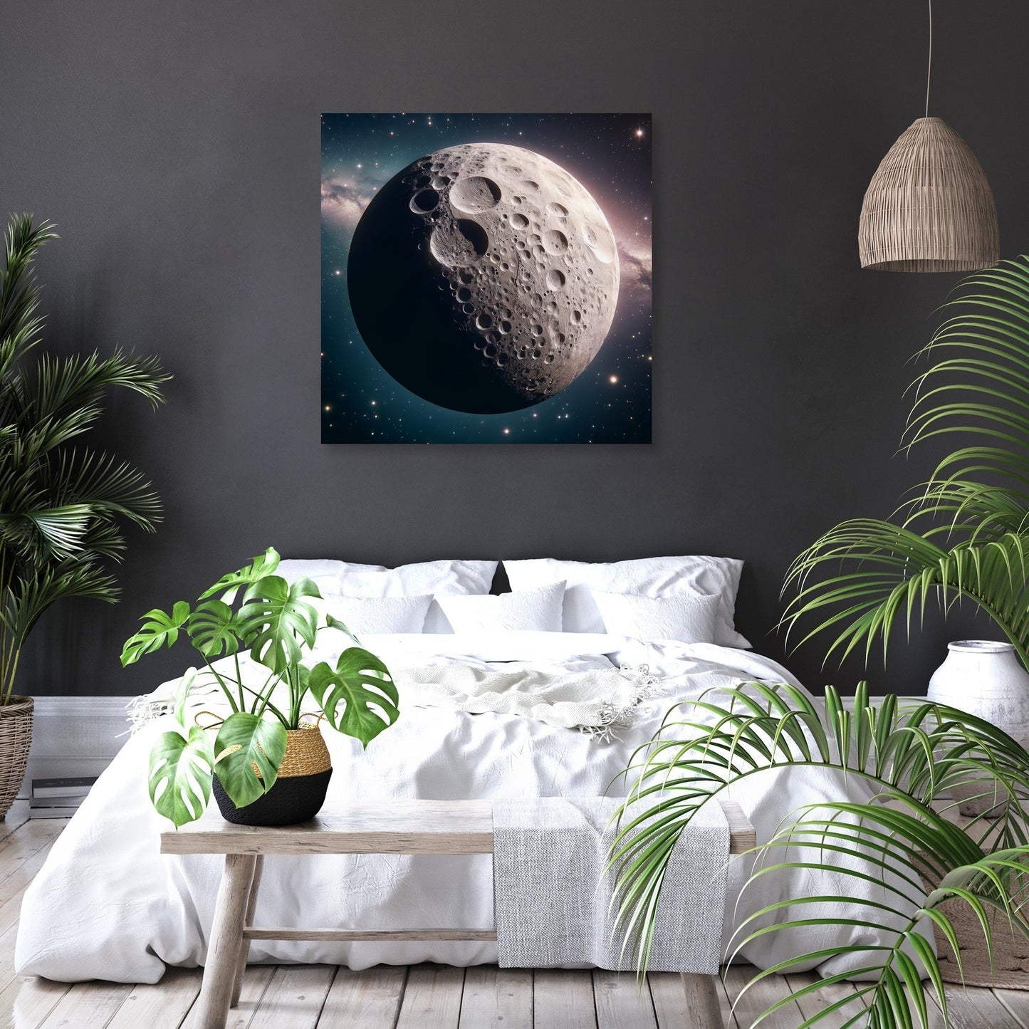 Callisto's Cratered Legacy Canvas