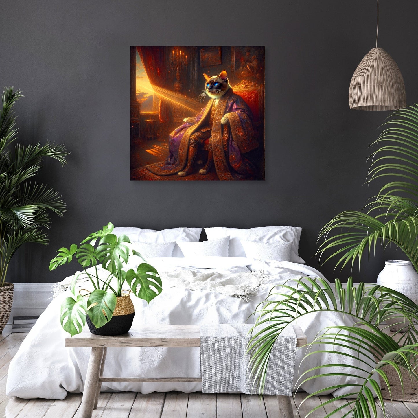 Regal Burmese Twilight Canvas