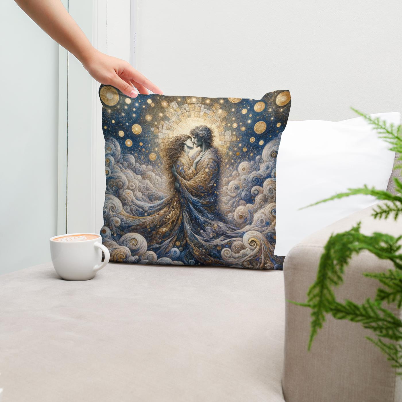Starry Embrace Cotton Cushion