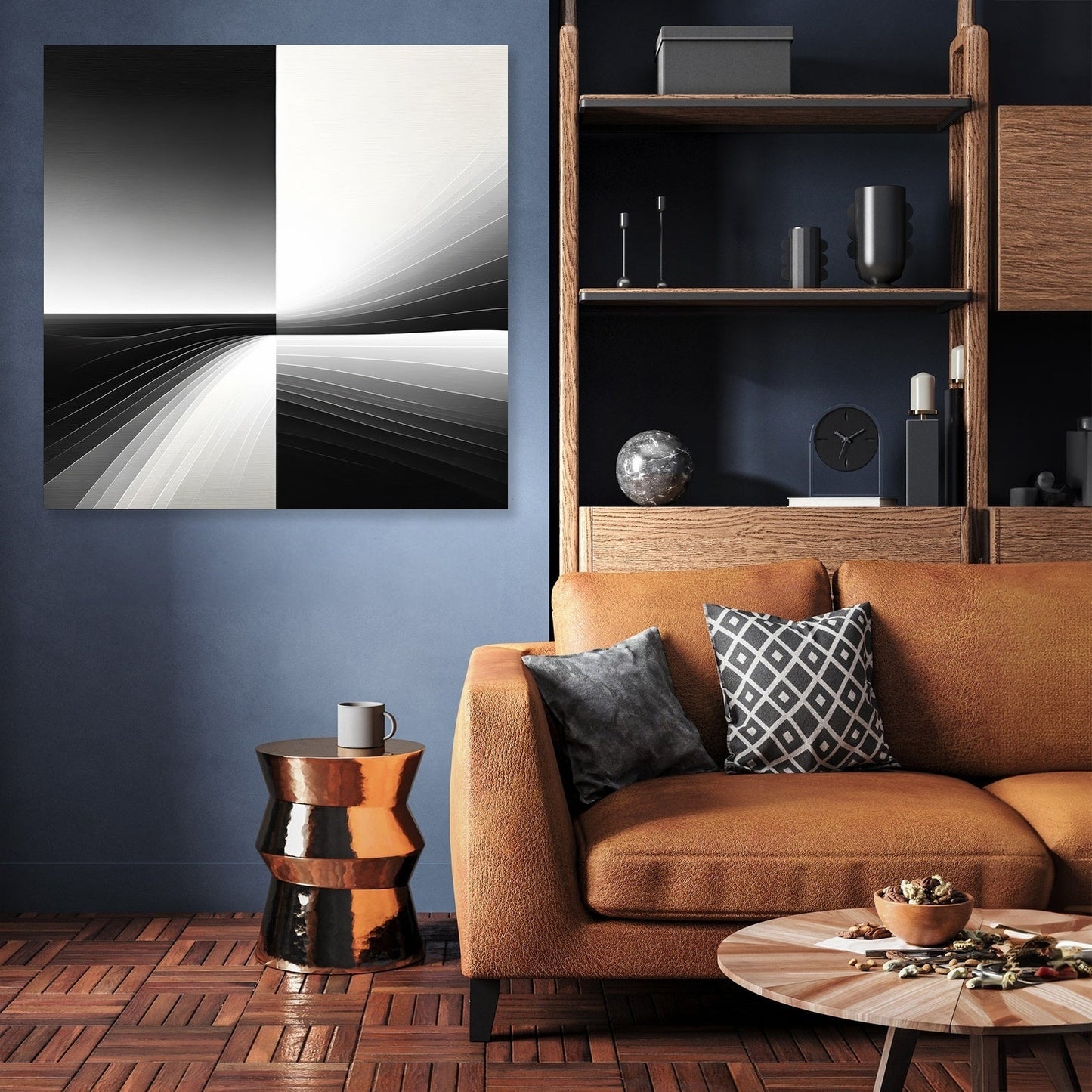 Contrasts in Harmony Canvas