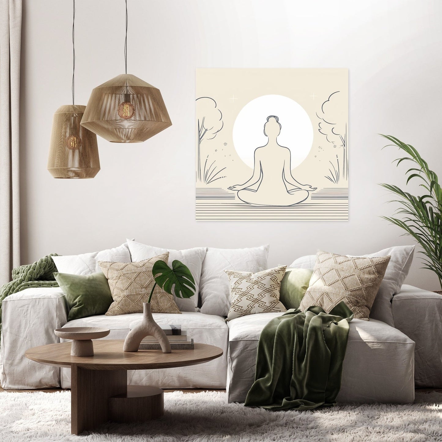 Serene Meditation Canvas
