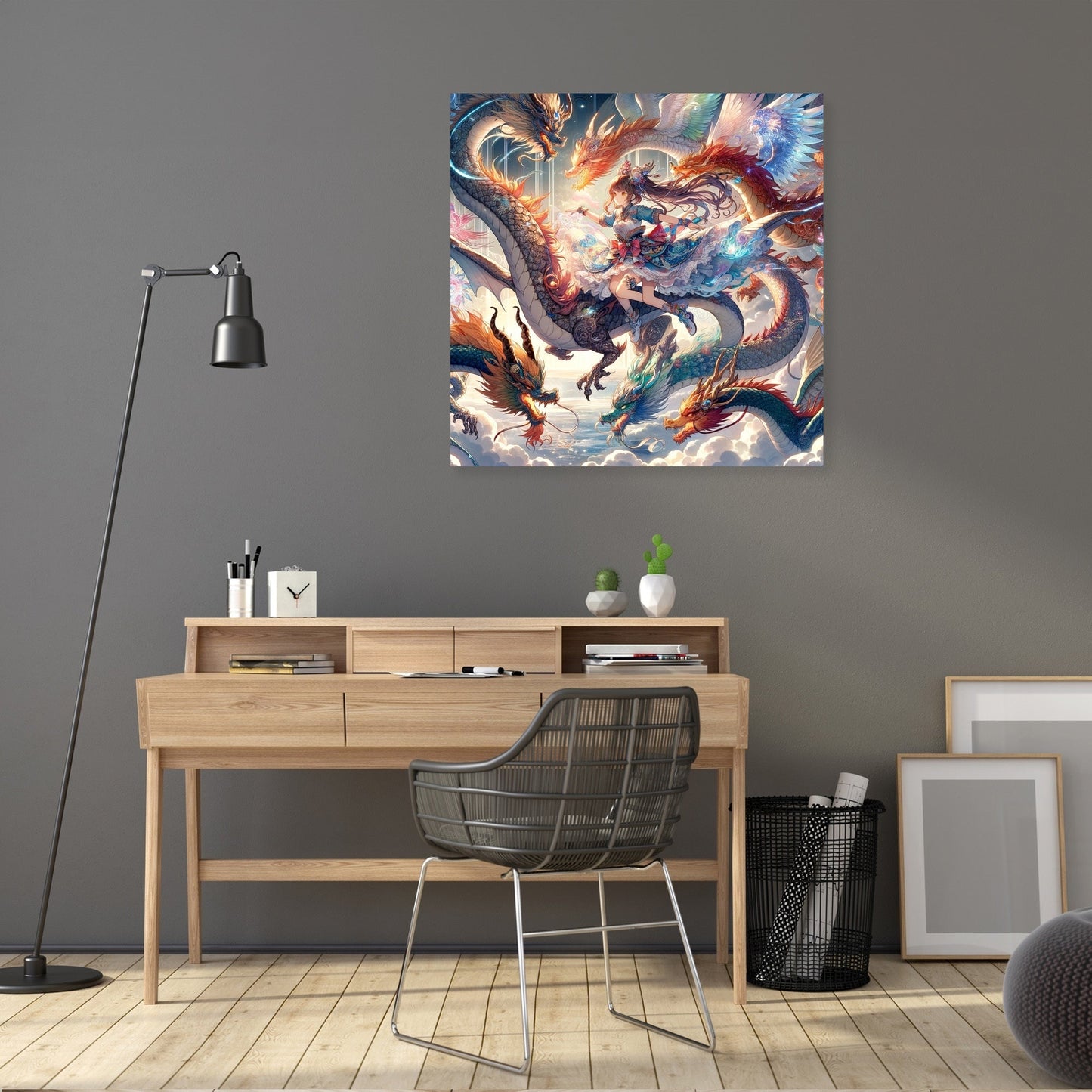 Elemental Dragon Dance Canvas
