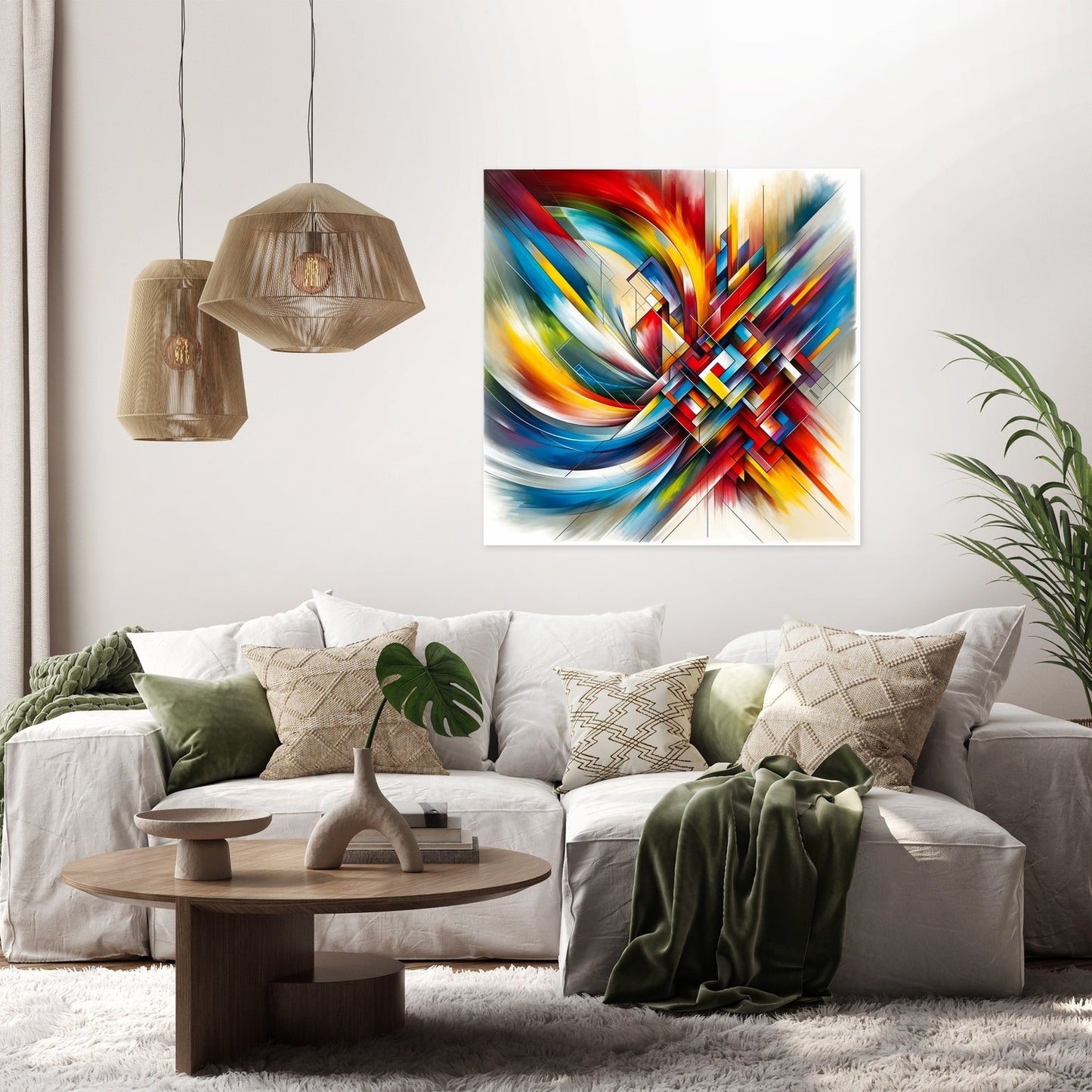 Color Burst Canvas