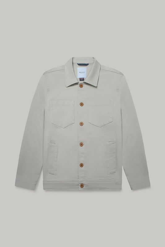 Turner Shacket - Putty Superflex