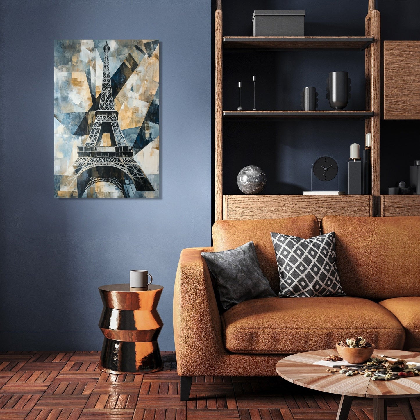 Geometric Eiffel Canvas
