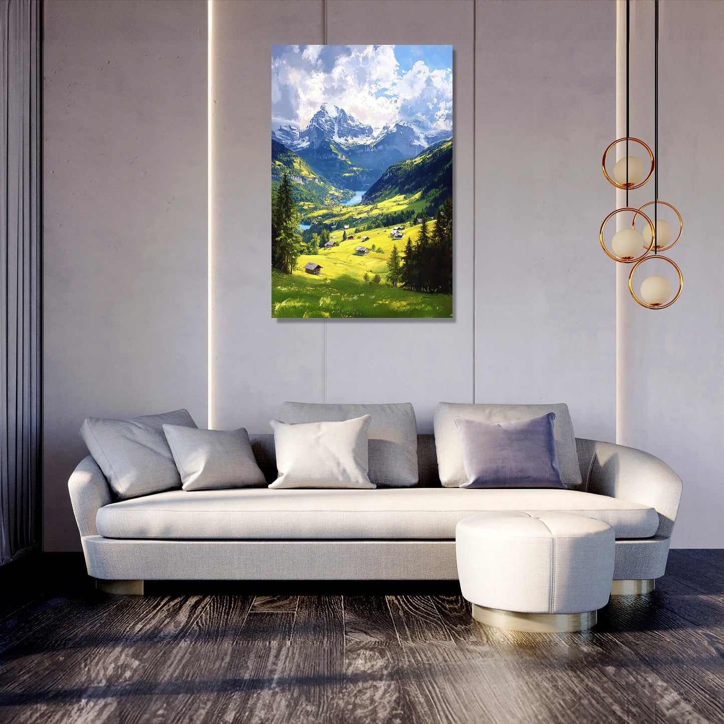 Swiss Alps Harmony Canvas