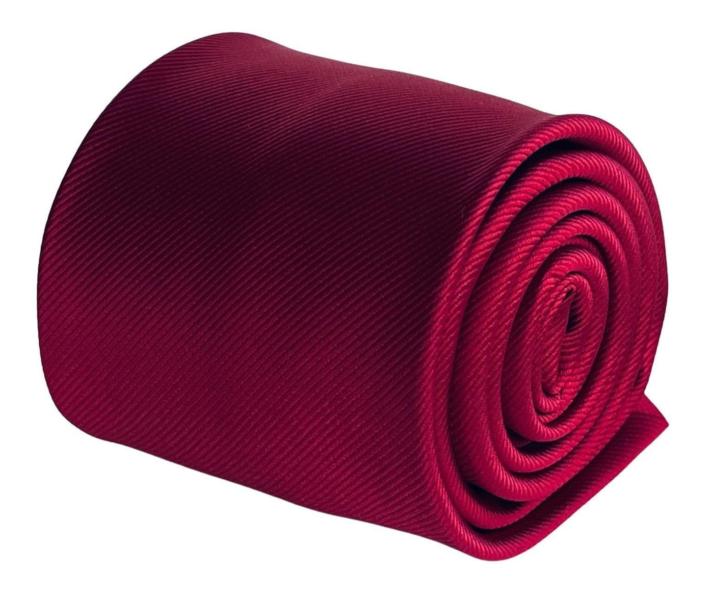 dark maroon red classic  silk tie