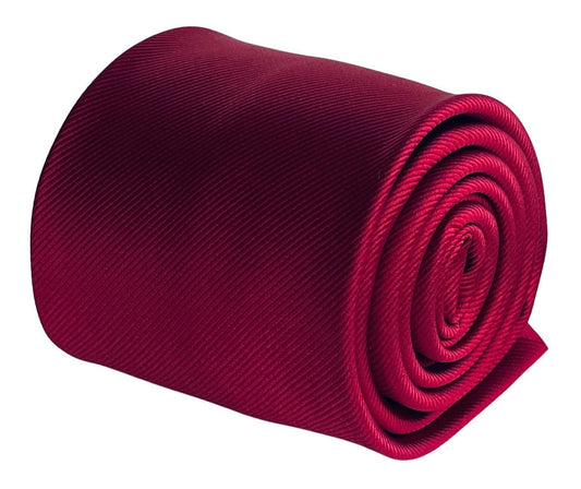 dark maroon red classic  silk tie