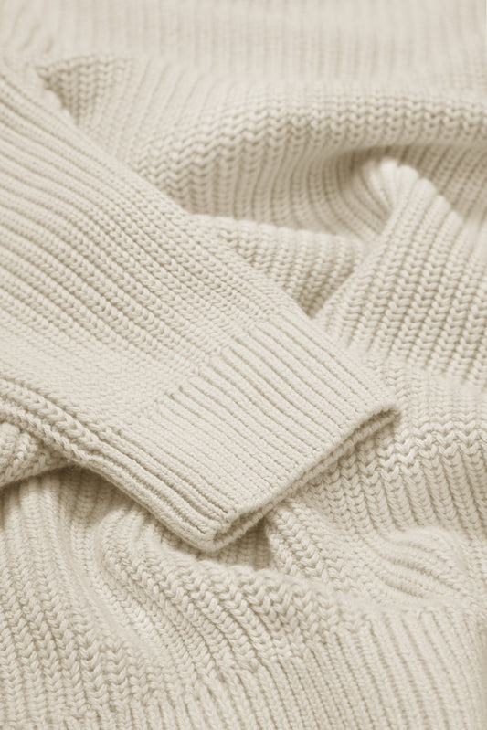 J Hailey Crew Knit - Putty
