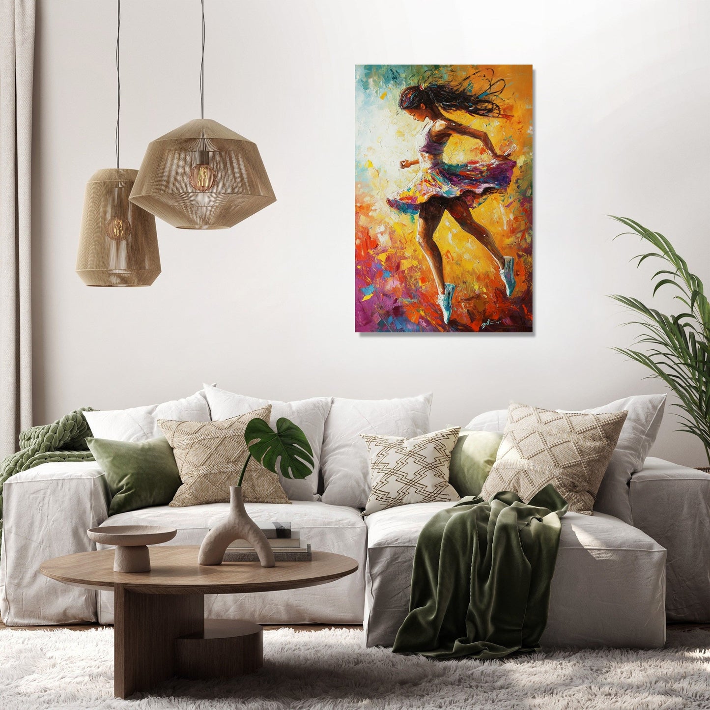 Energy of Exercise Canvas