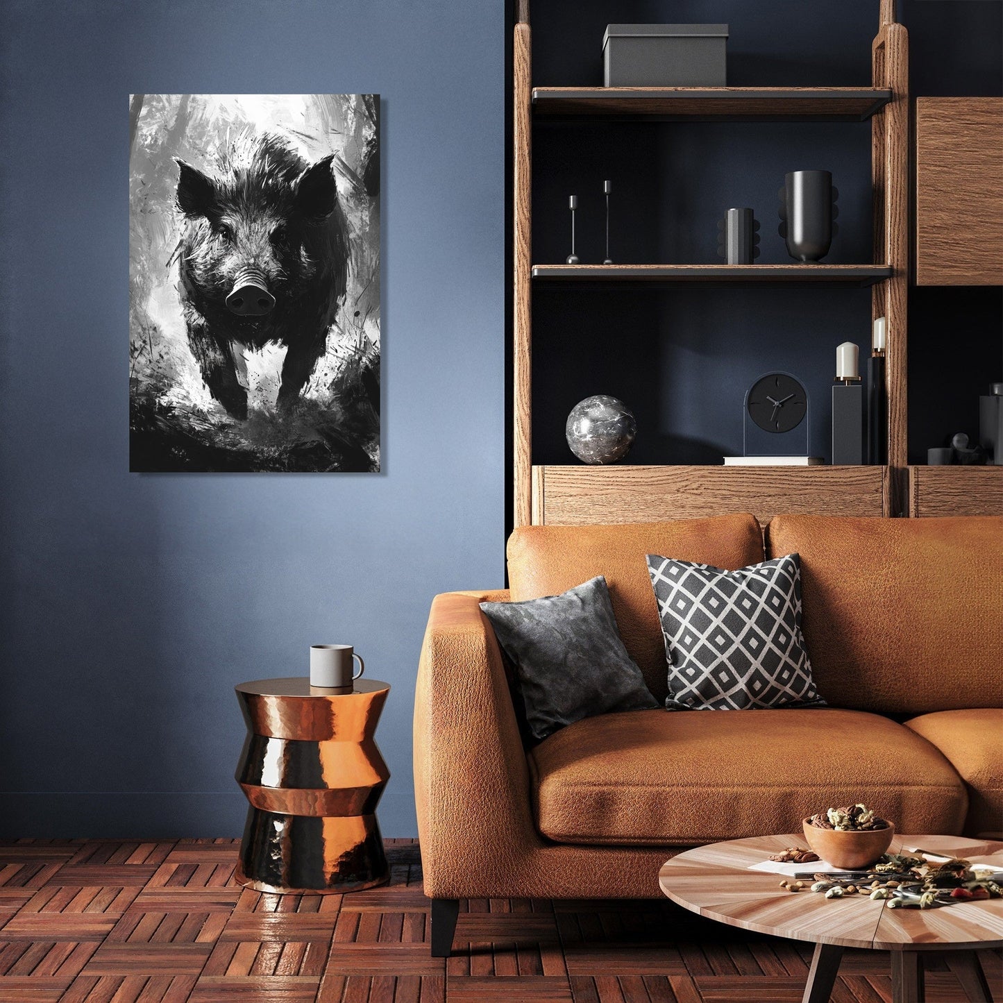 Untamed Boar Canvas