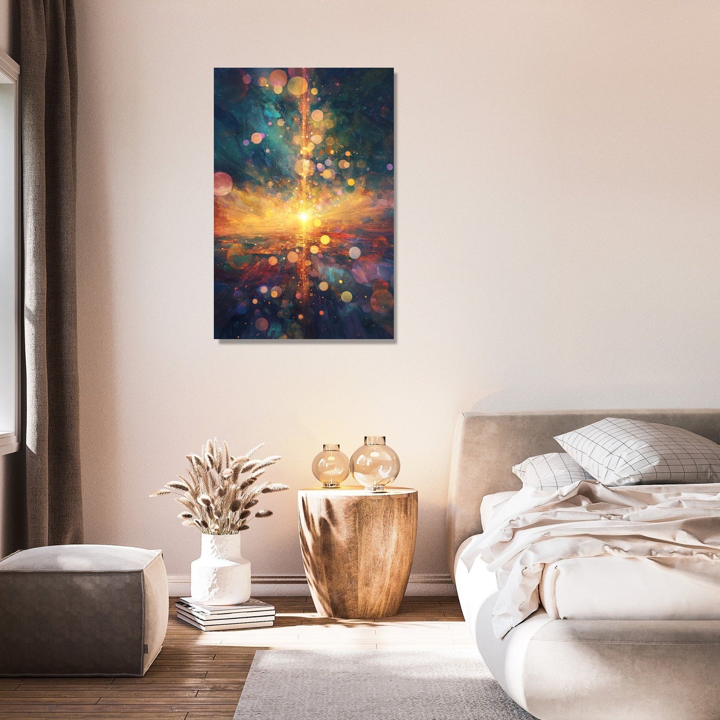 Celestial Beam Odyssey Canvas