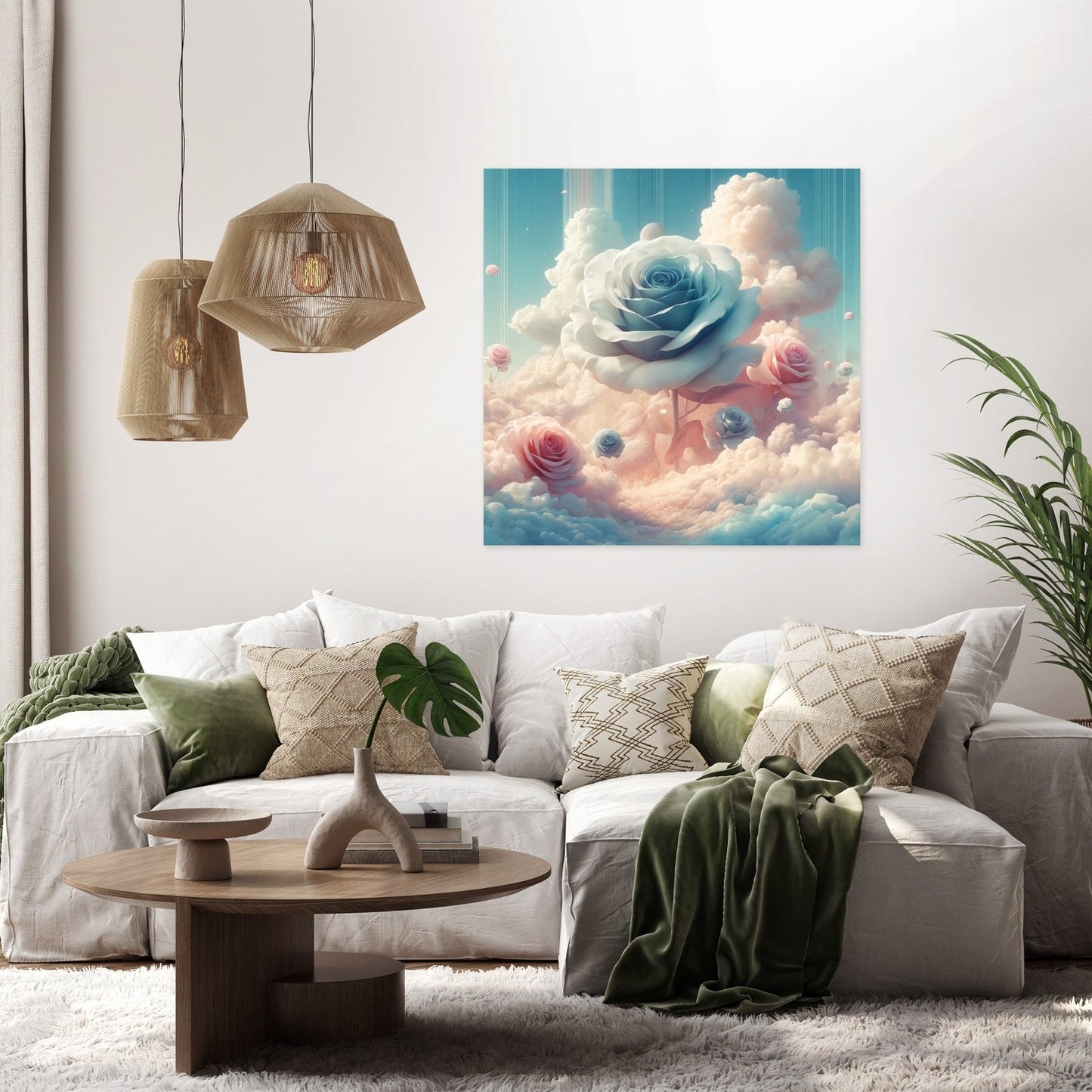 Surrealism Rose Dreams Canvas