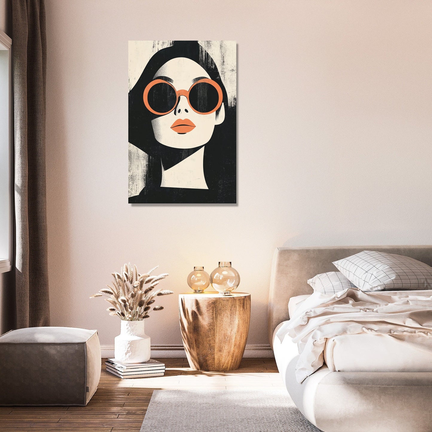 Reflective Gaze Canvas