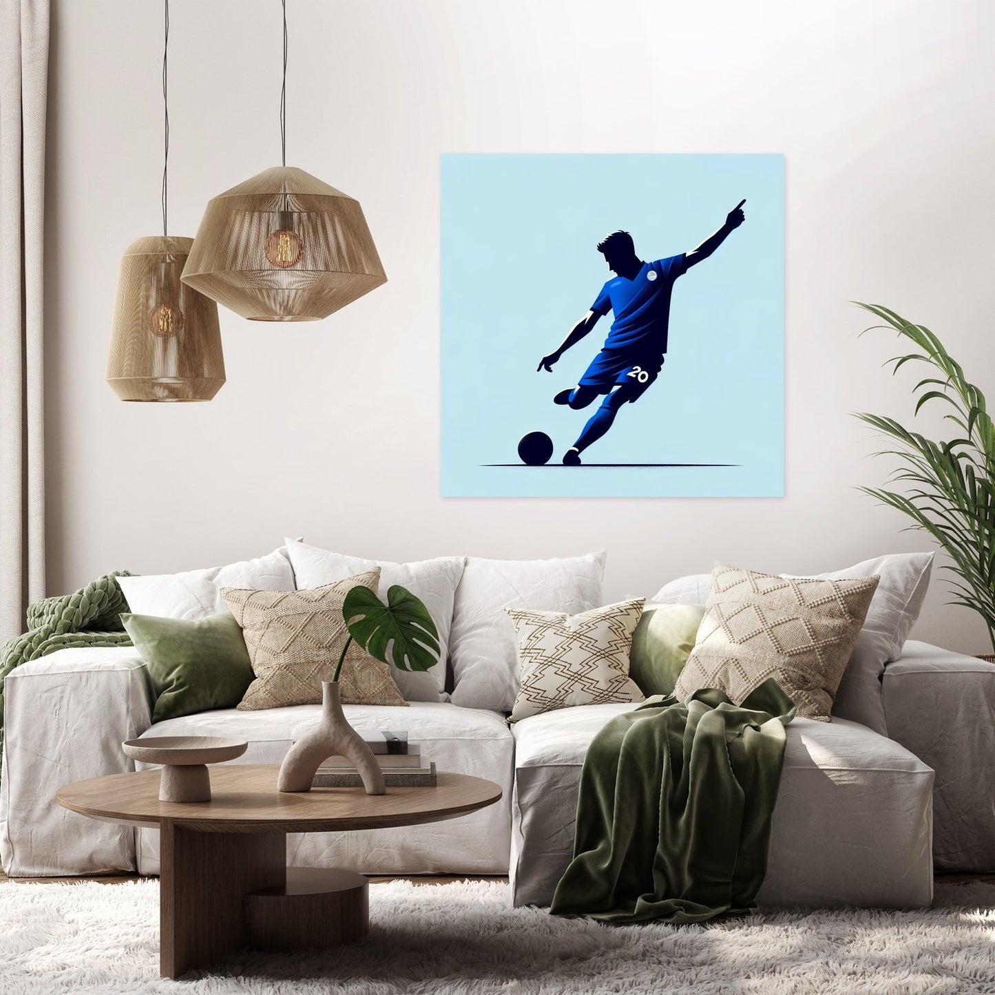 Royal Blue Strike Canvas