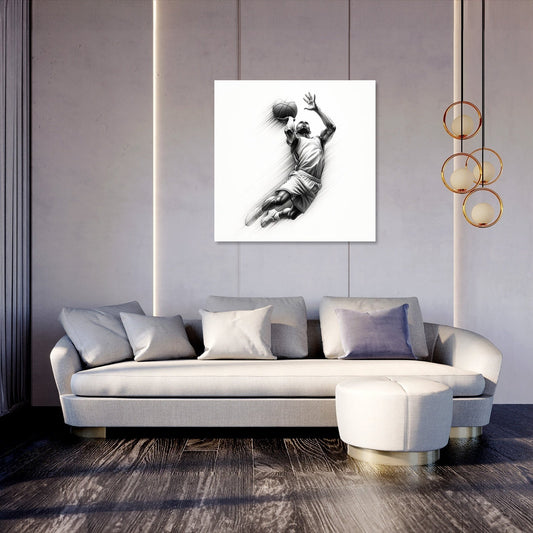 Jump Shot Elegance Canvas