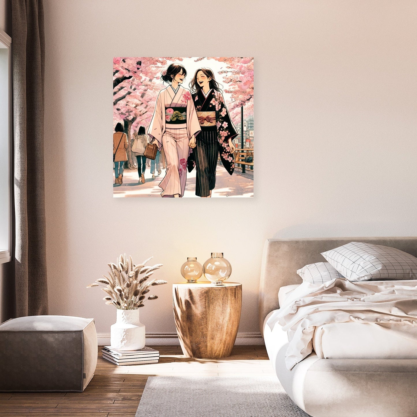 Sakura Friendship Stroll Canvas