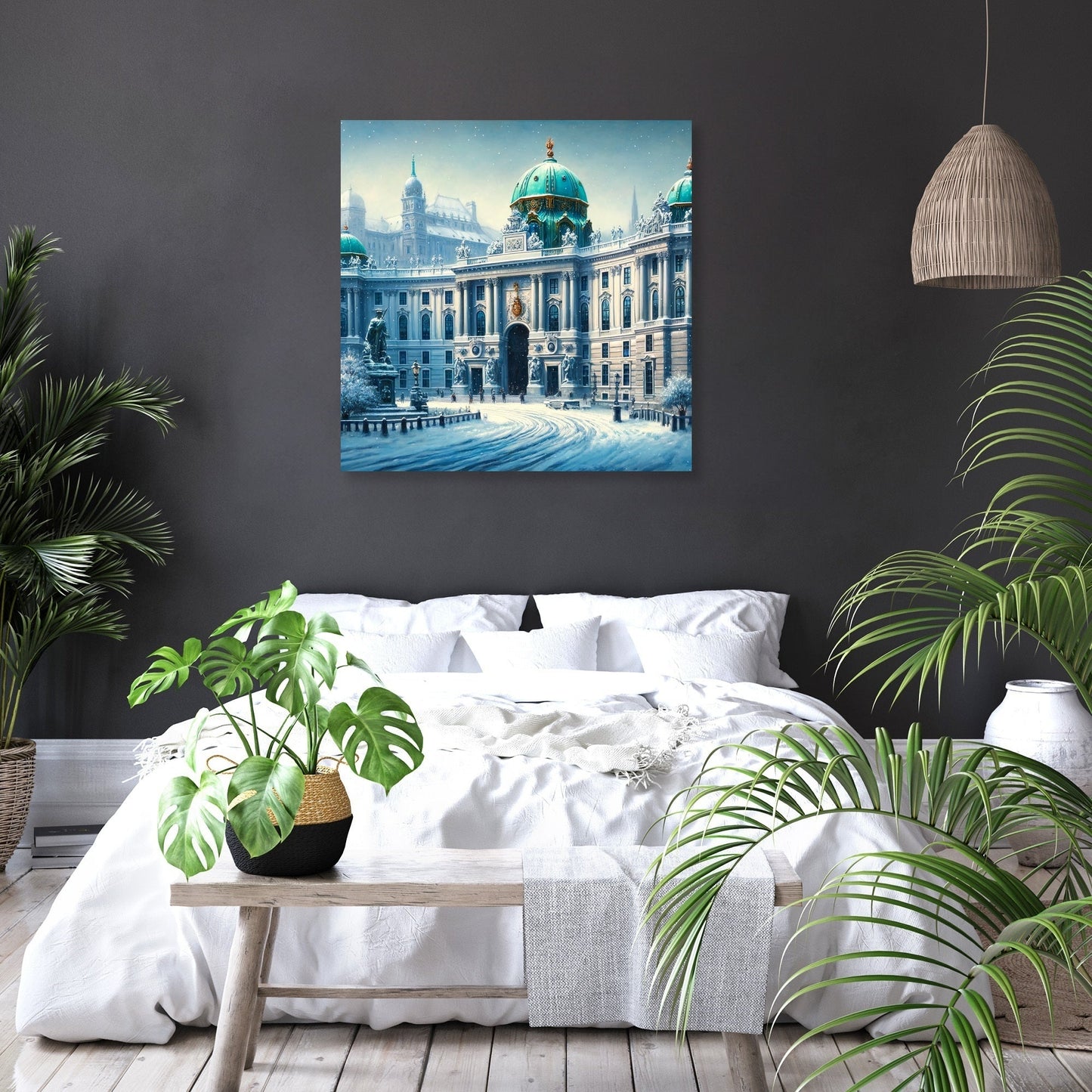 Vienna Winter at Hofburg Canvas