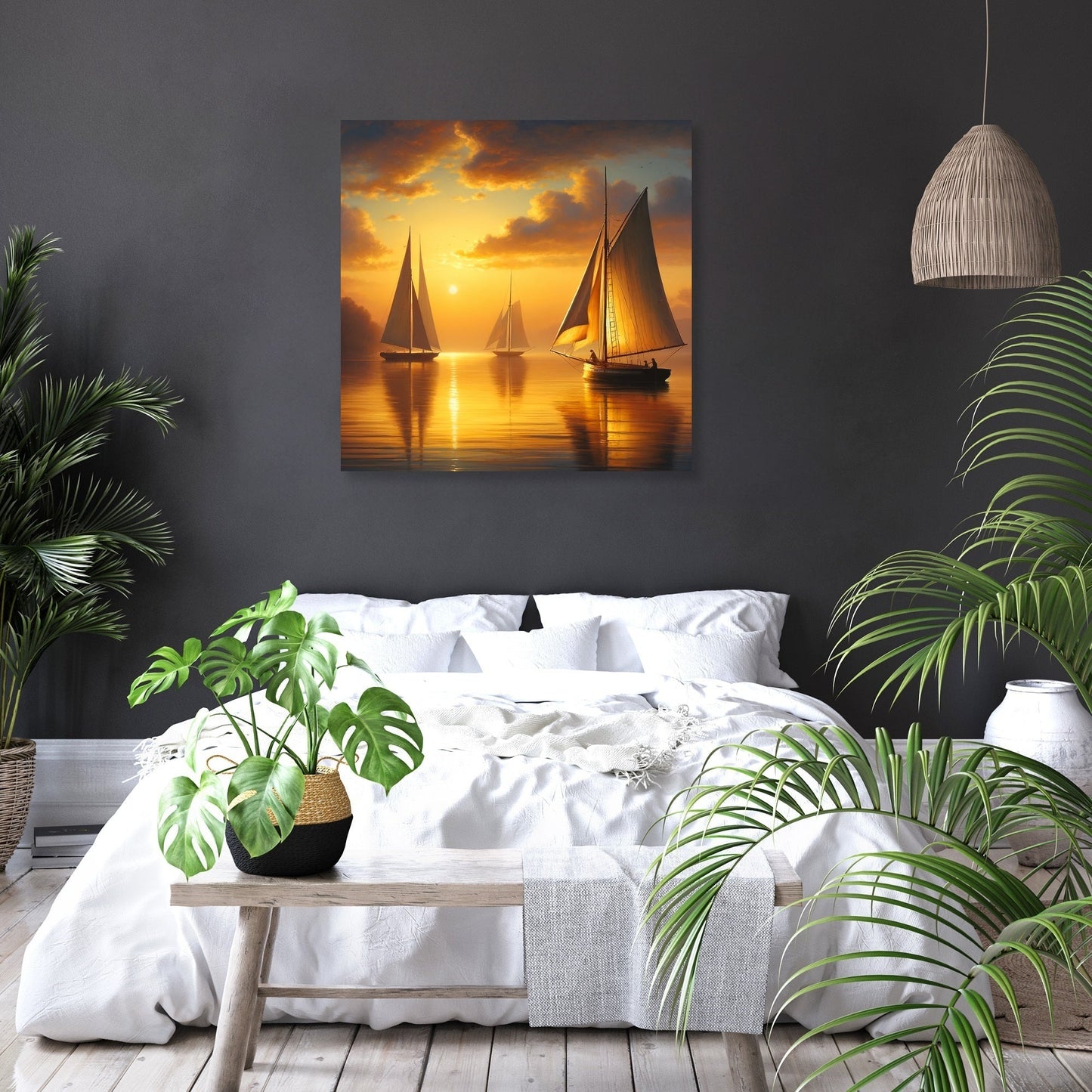 Lakeside Twilight Canvas