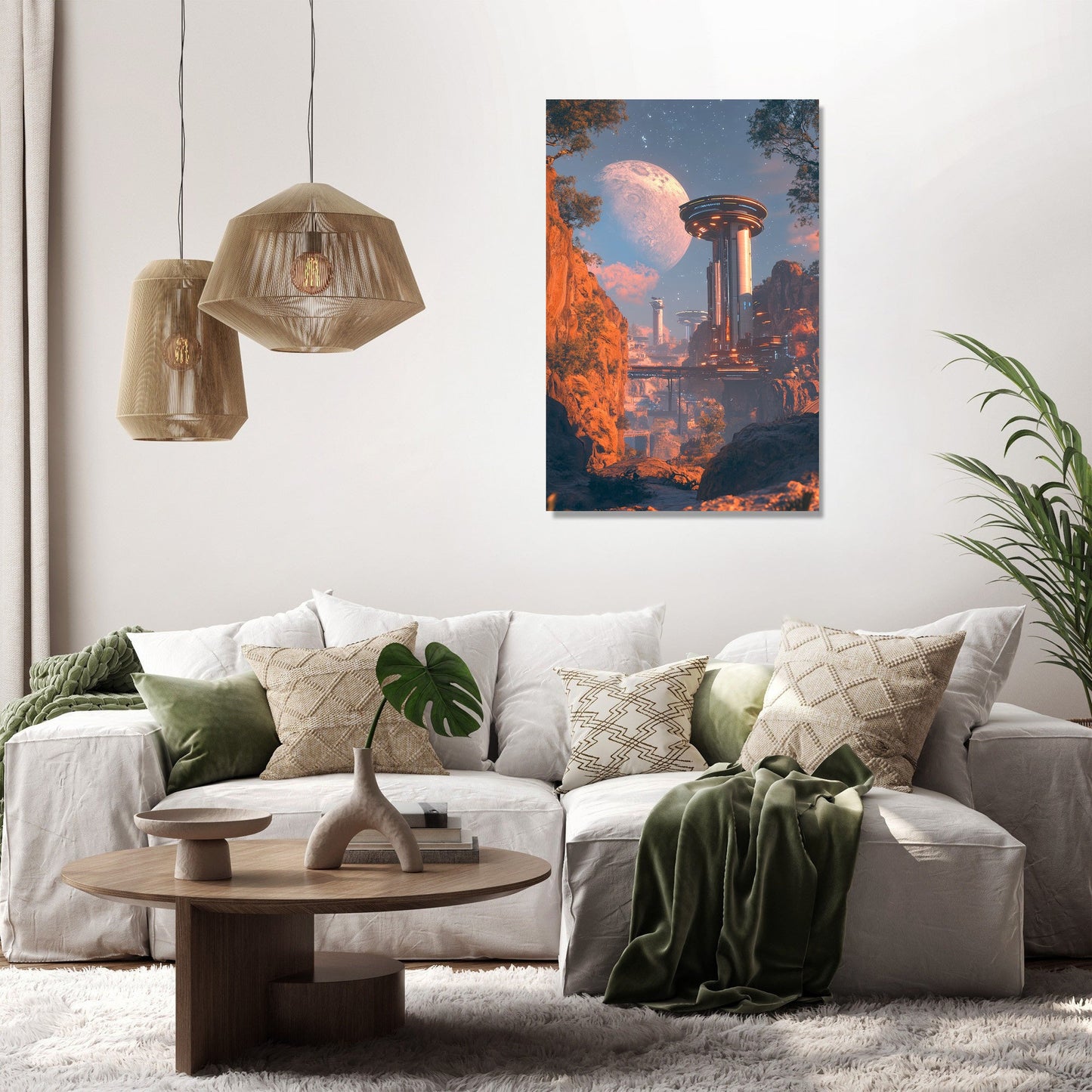 Futuristic Colony Canvas