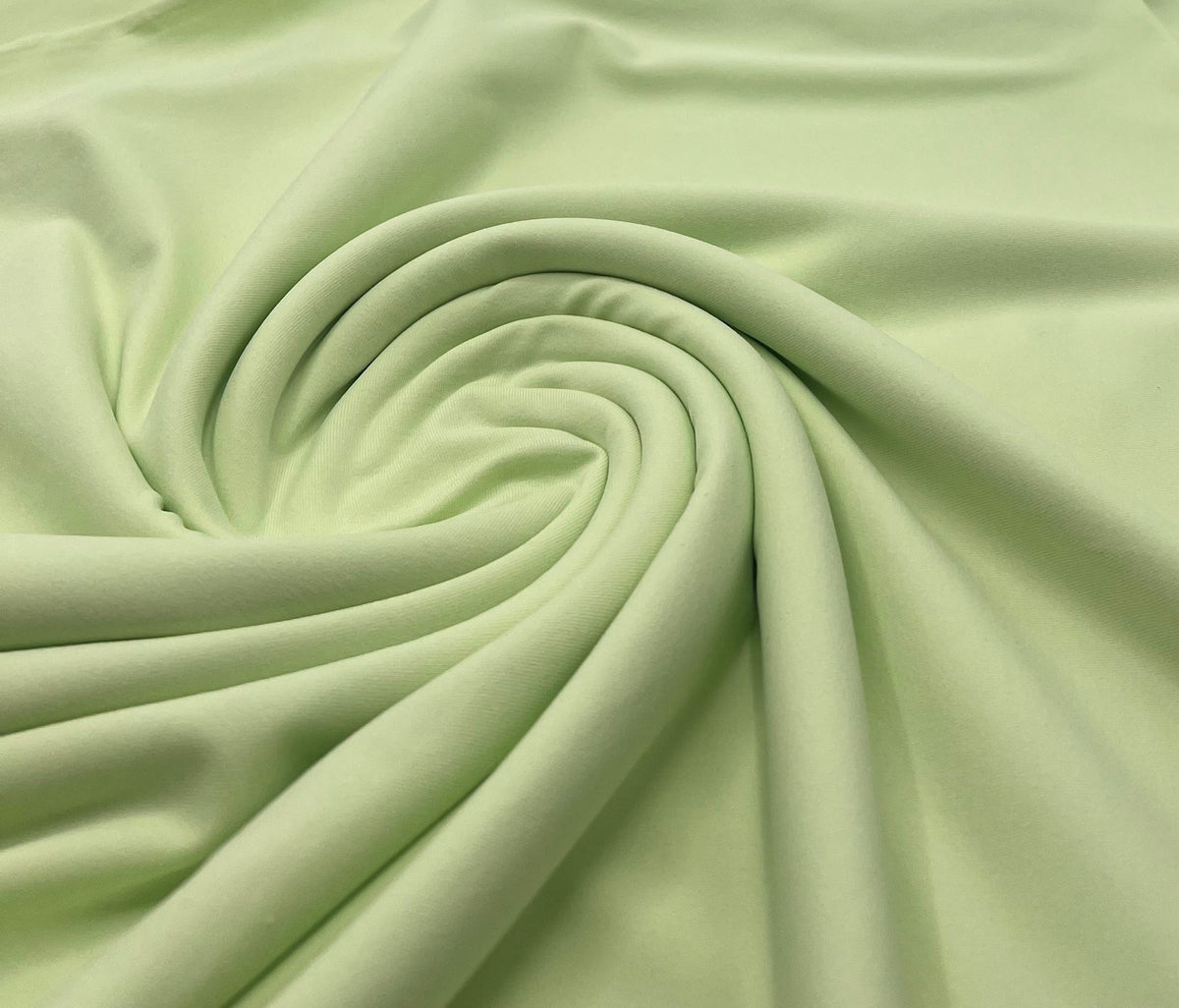 Light Green Stretch Jersey 220GSM 4 Way Stretch Fabric