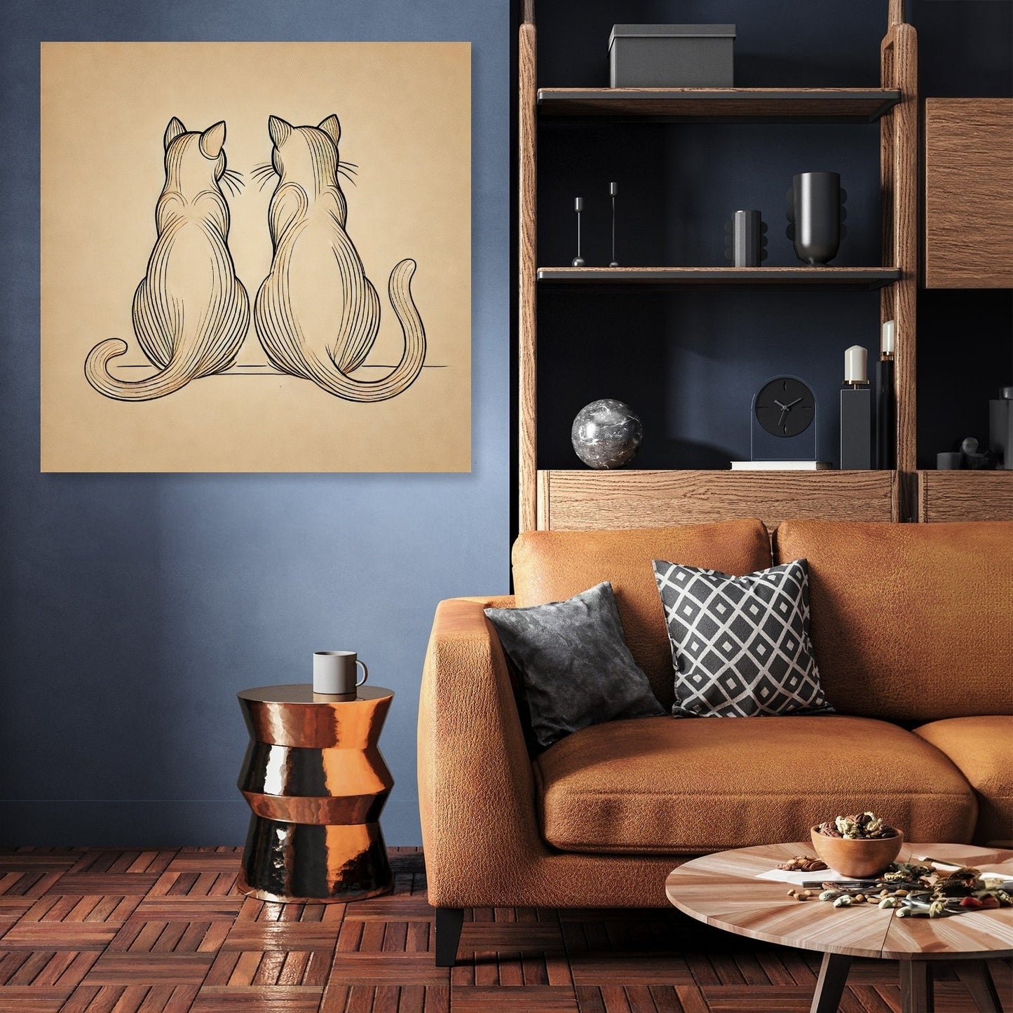 Companionship Cats Canvas