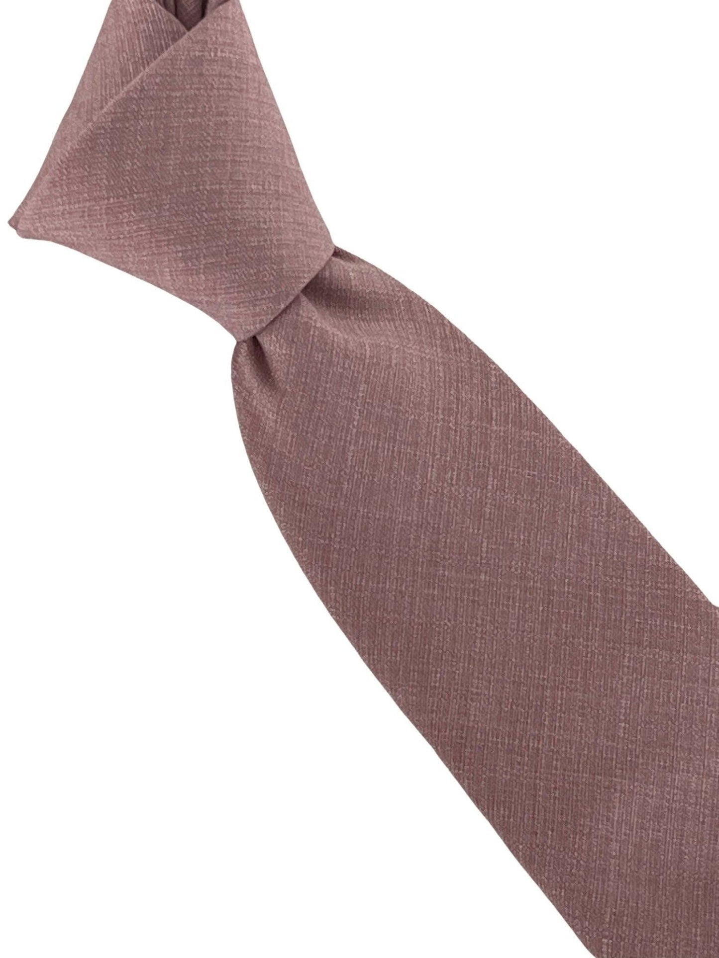 dusky dusty pink brick bamboo tie