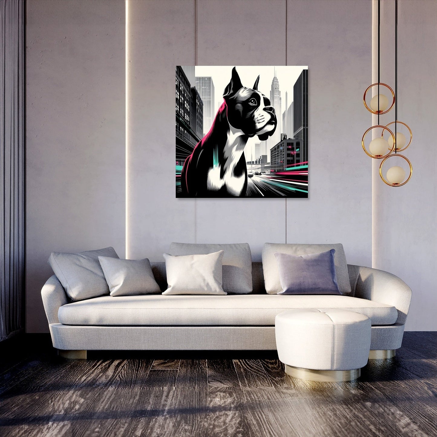 Urban Boxer City Life Canvas