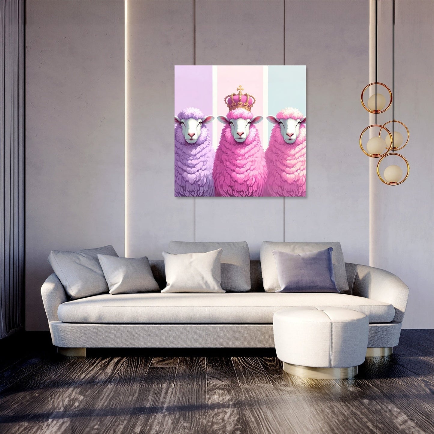 Regal Flock Canvas