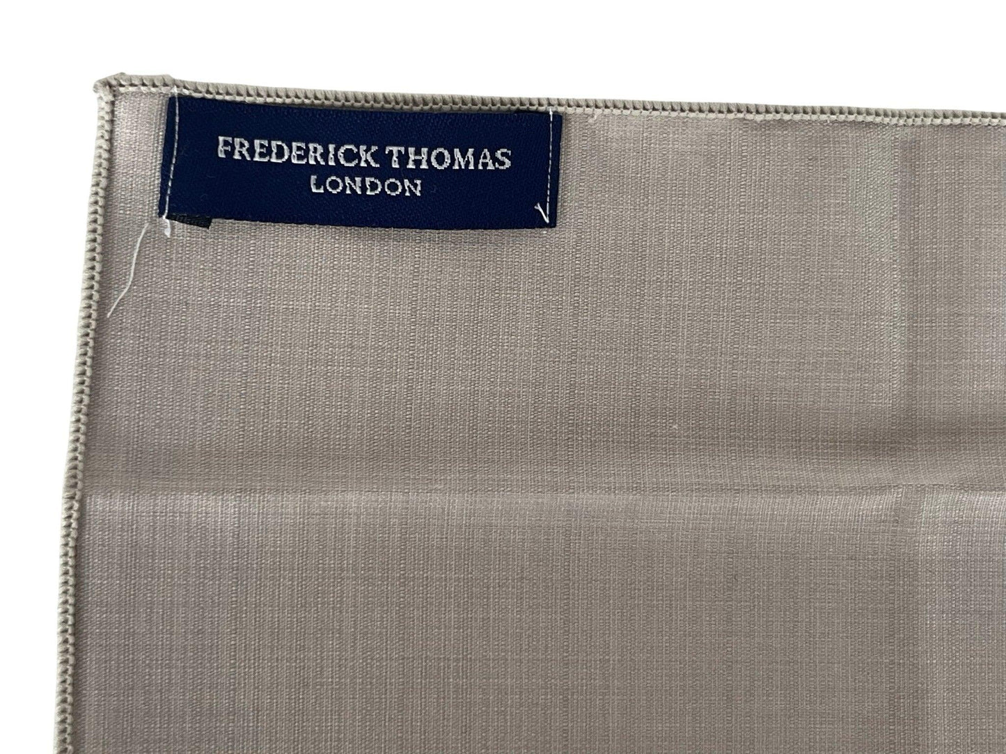 silver light pale grey bamboo pocket square