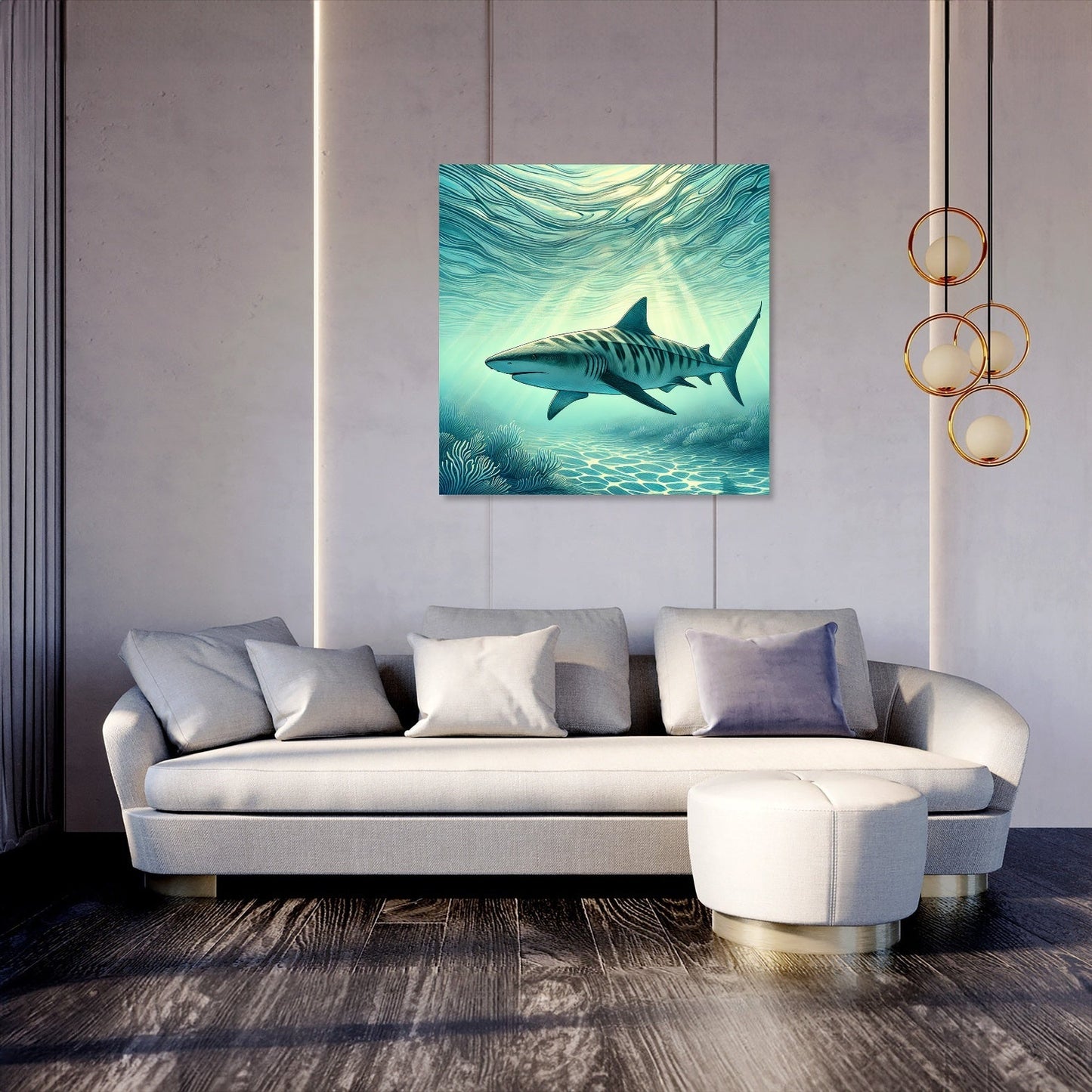 Zebra Shark Serenity Canvas