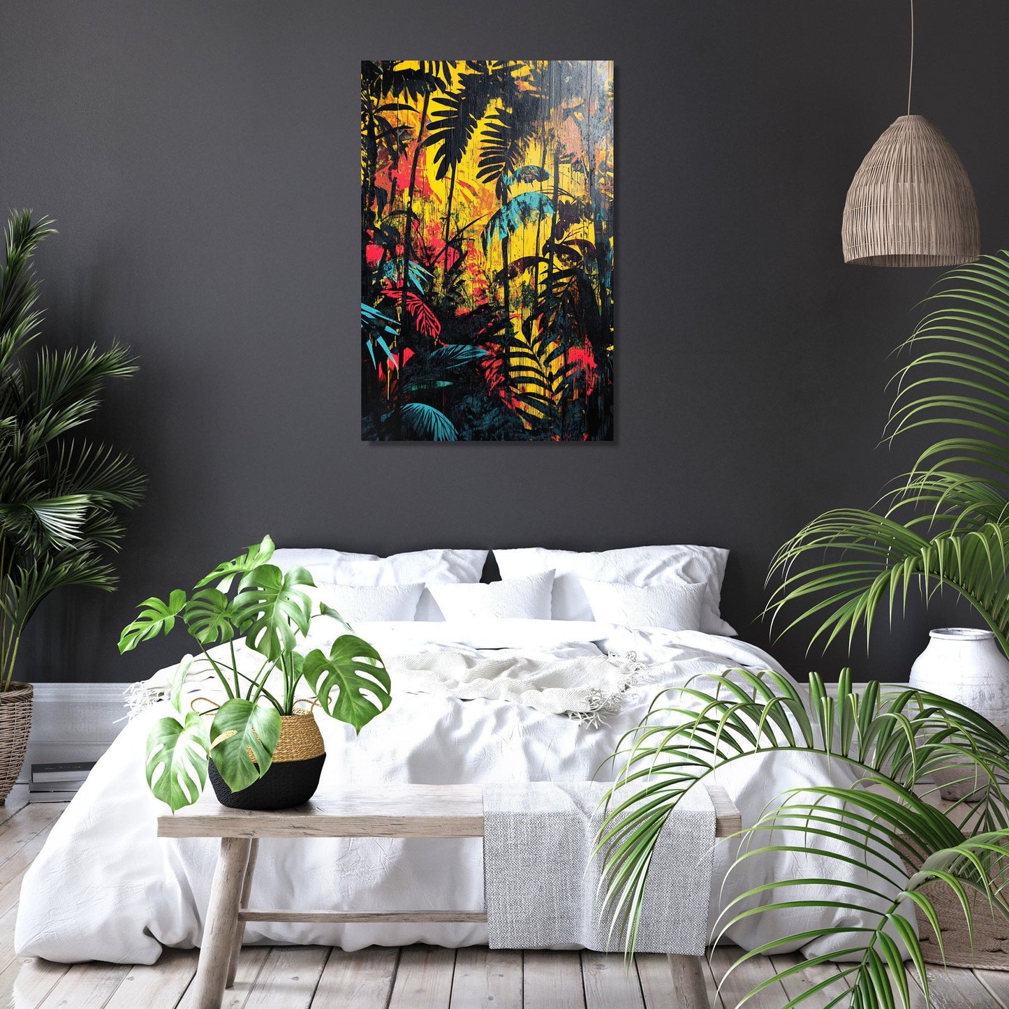Jungle Graffiti Canvas